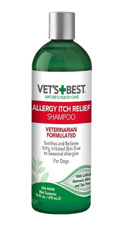 Vets Best -  Allergy Itch Relief Shampoo 16 Oz