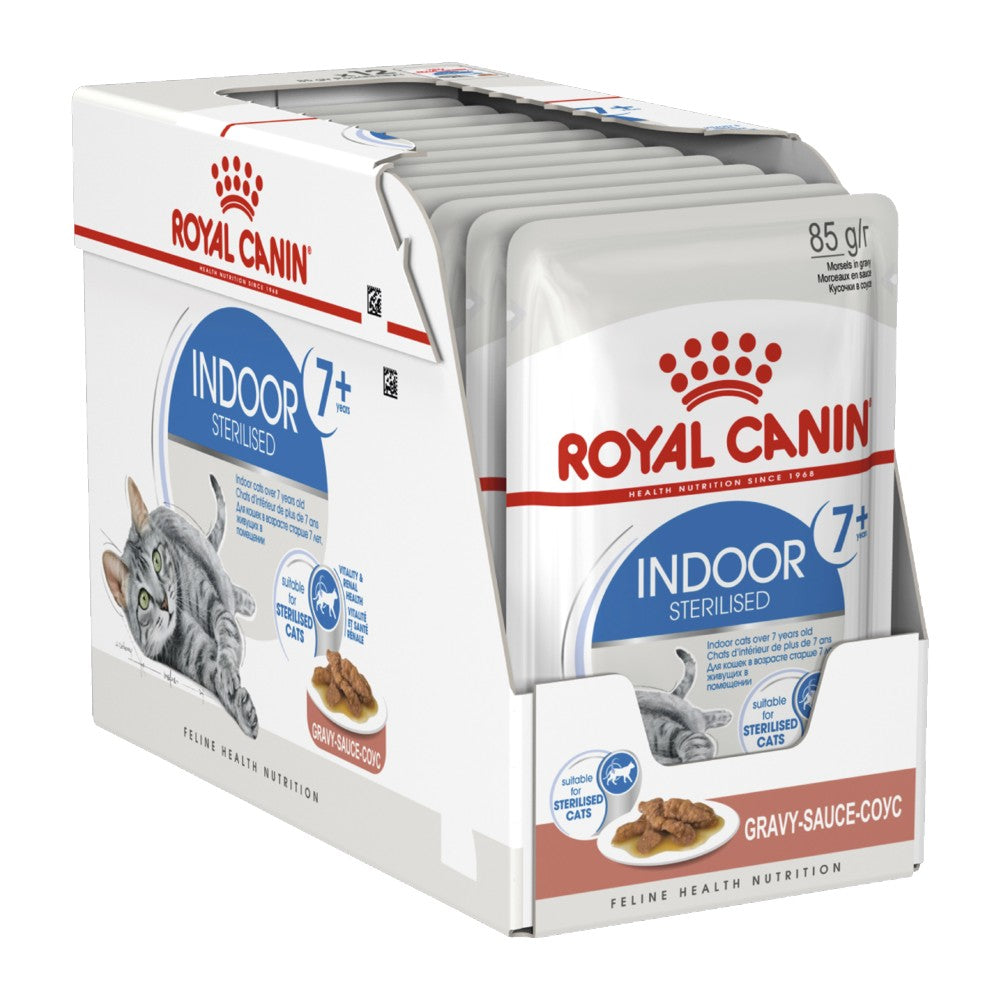Royal Canin - Indoor 7+ Gravy Wet Cat Food