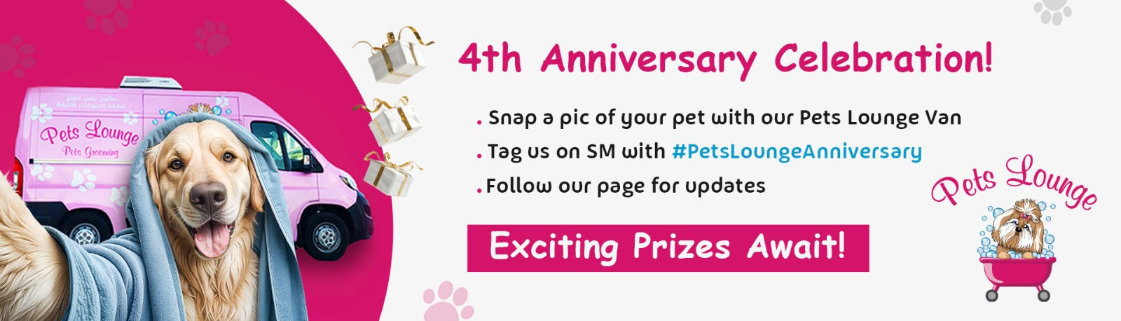 Pets Lounge's 4th anniversary