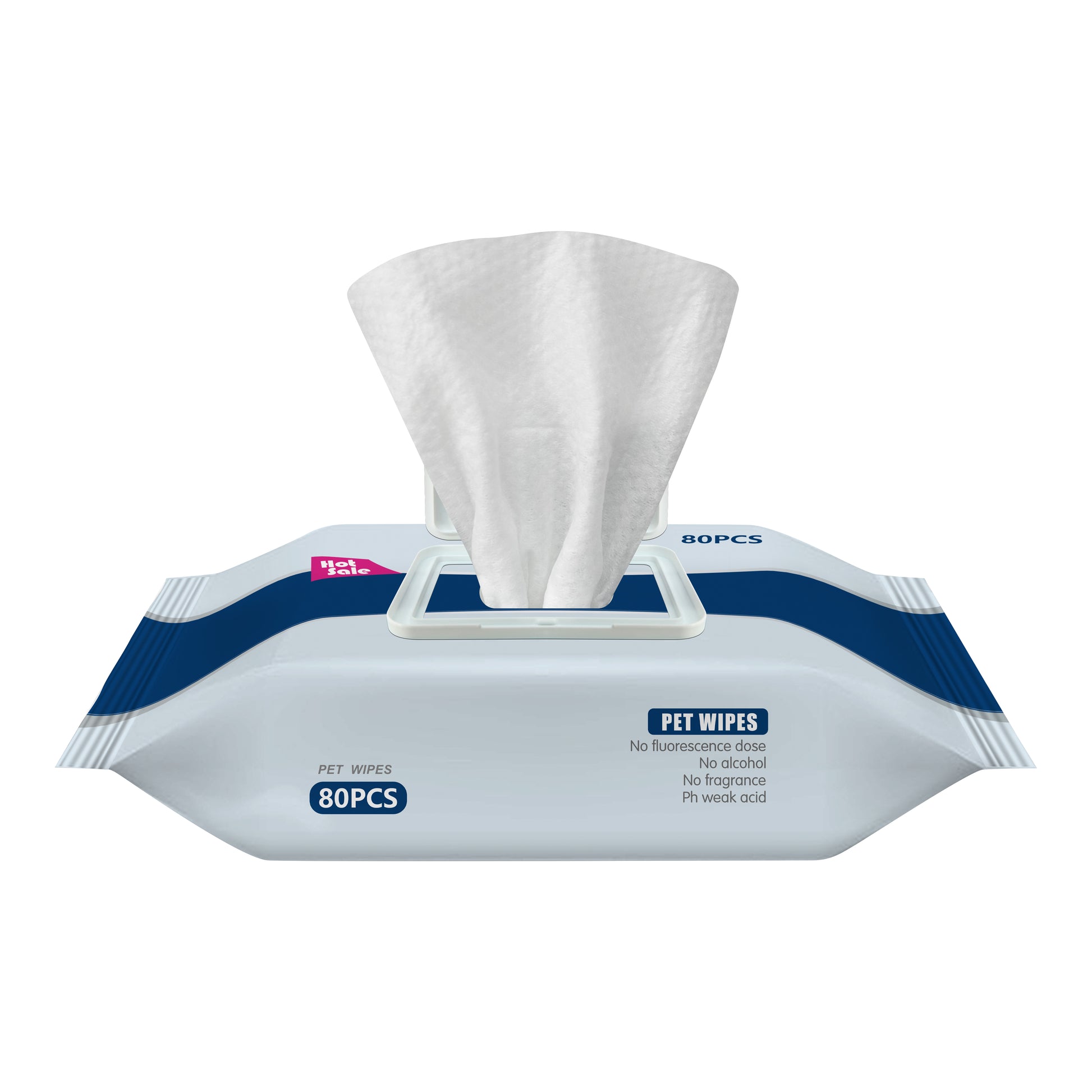 KPDry Pet Wipes Unscented 80 pcs