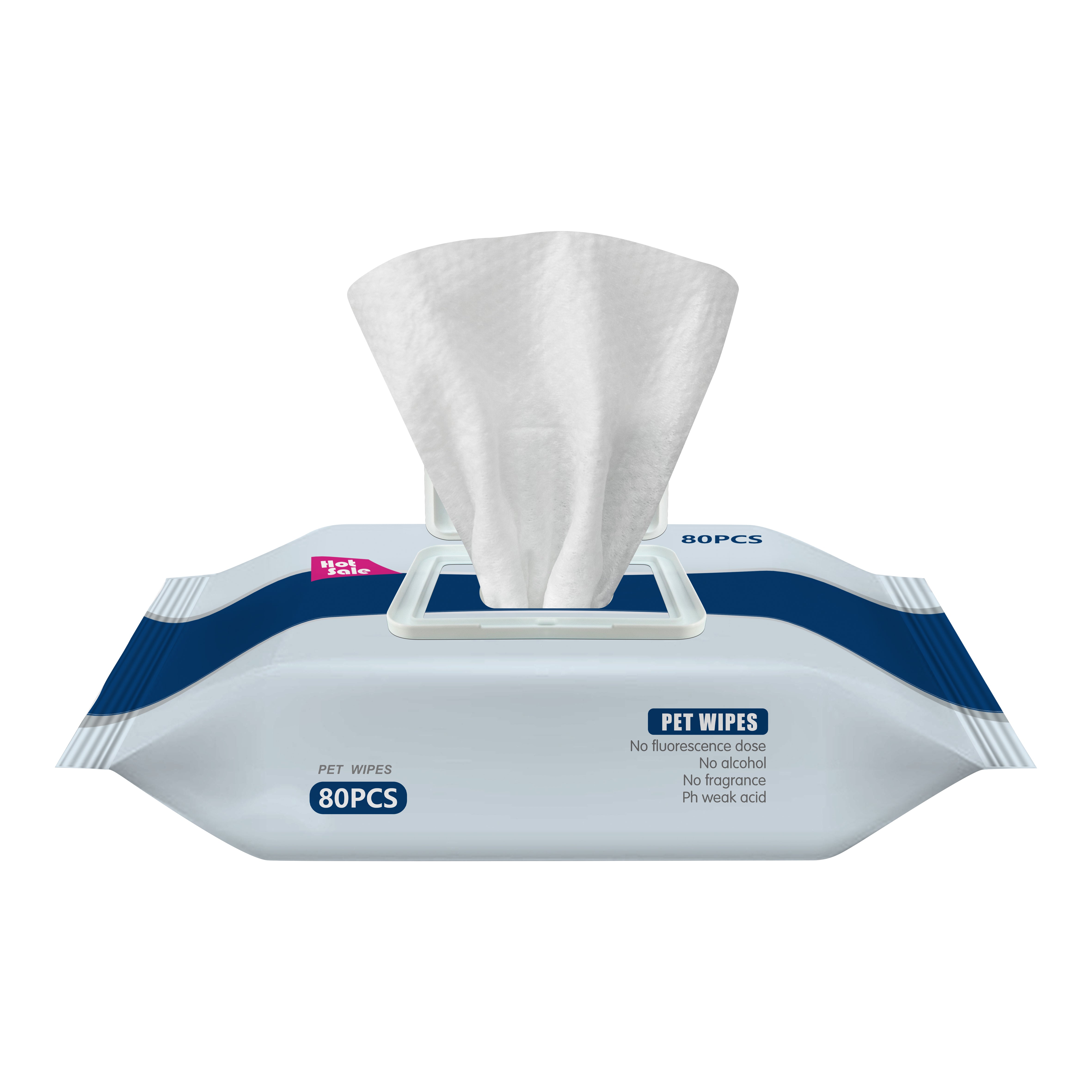 KPDry Pet Wipes Unscented 80 pcs