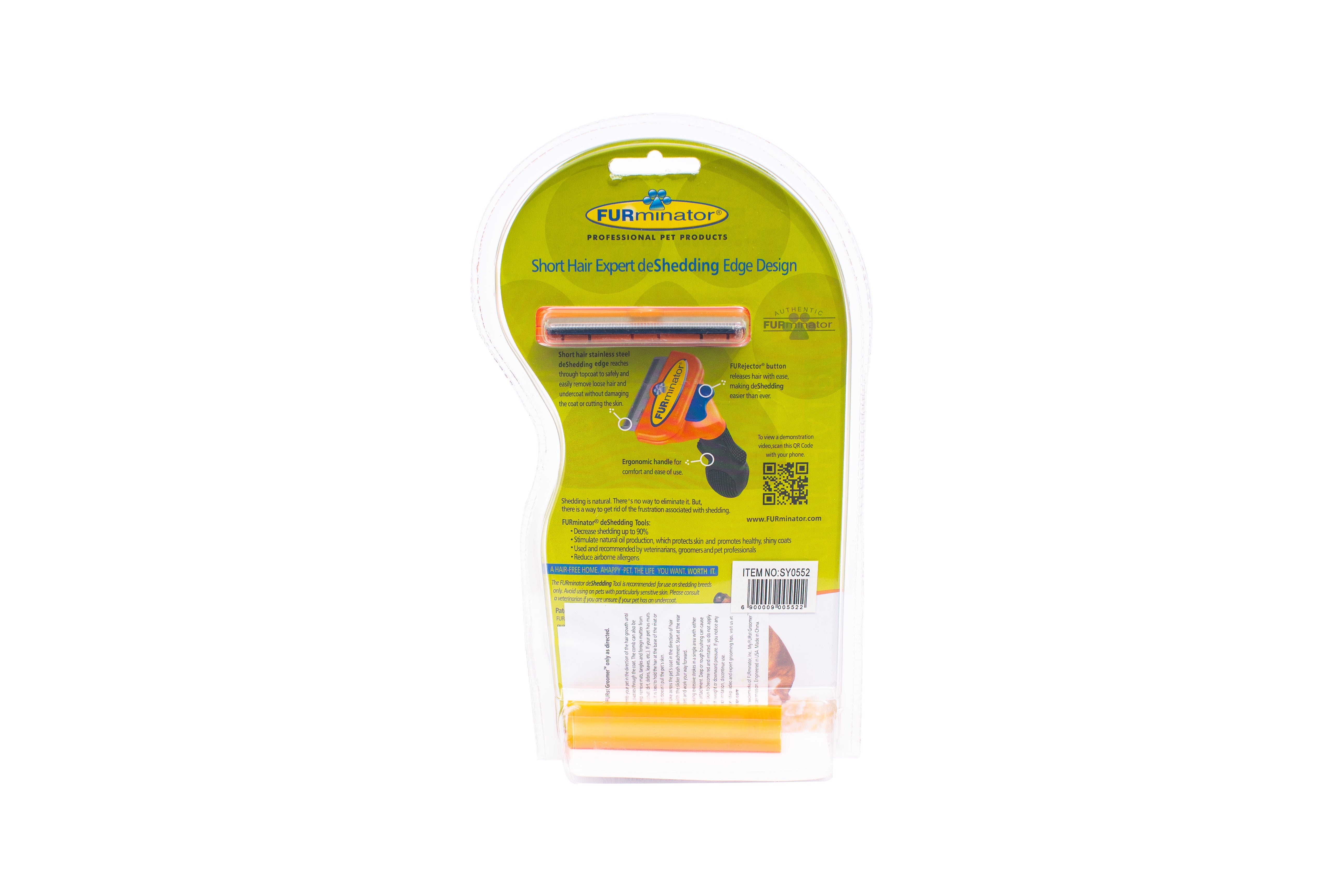PL - Furminator Short Hair Deshedding Tool For Medium Dogs