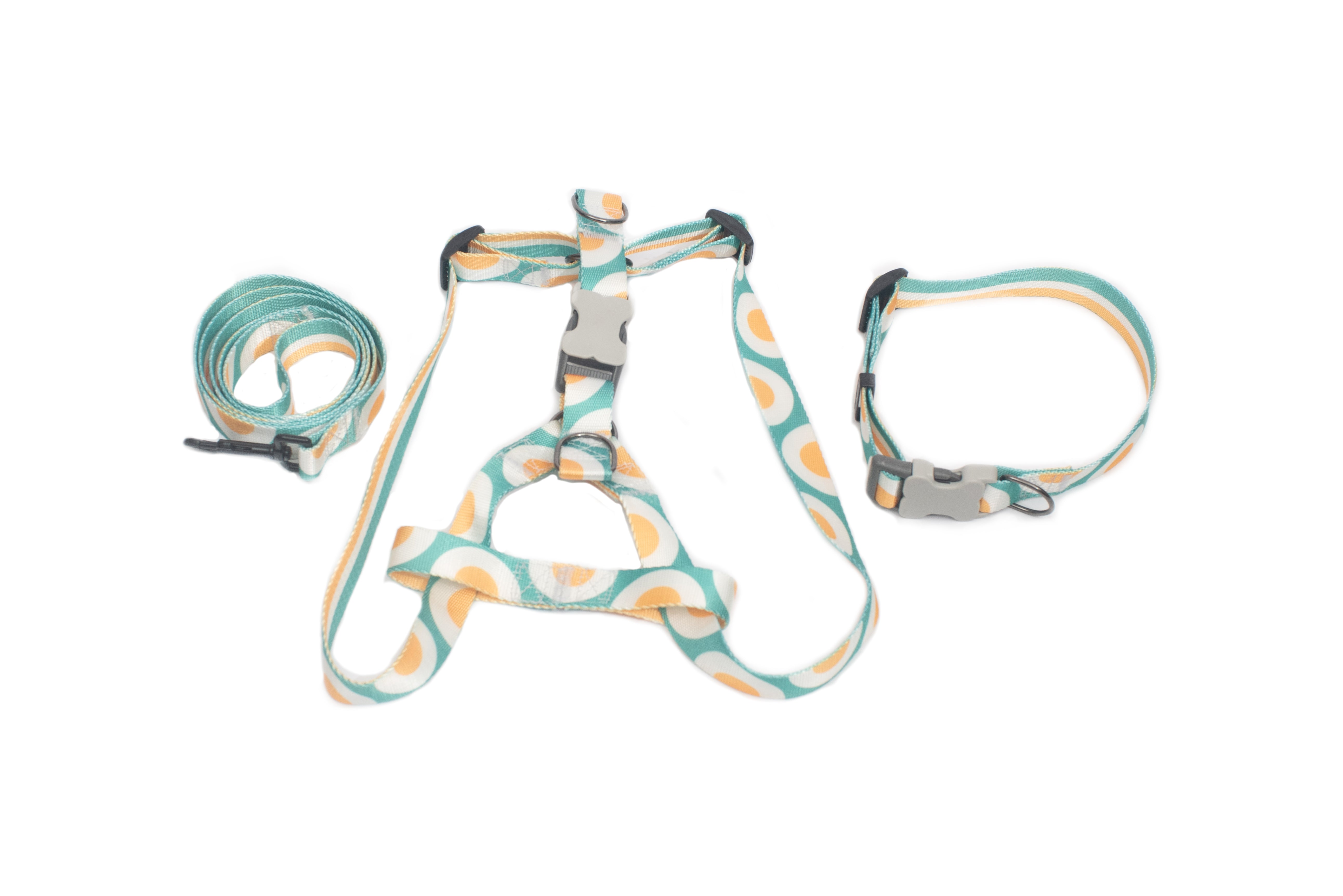PL - Dog Harness, Collar And Leash Set Large