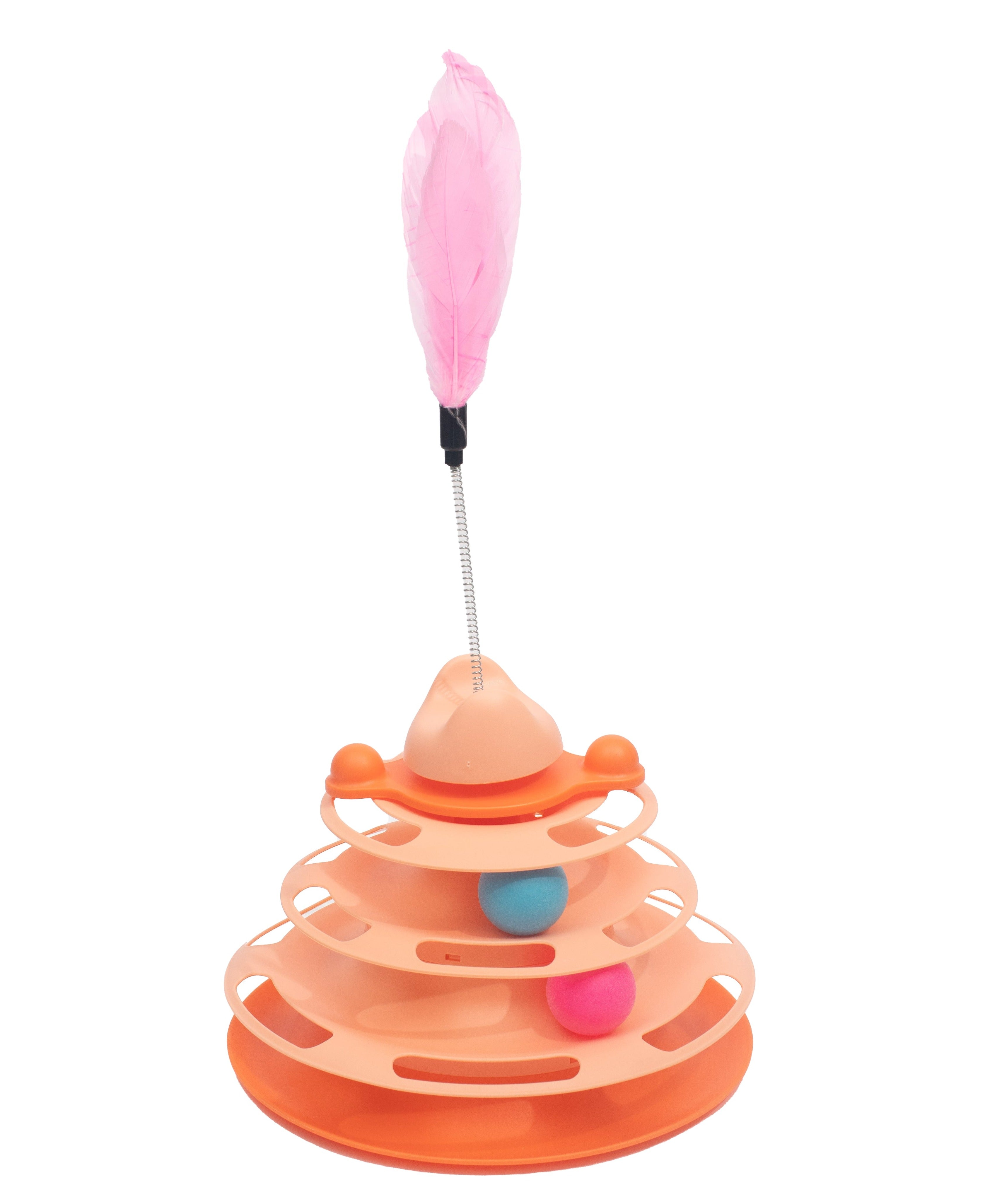 PL - Ring Ball Tower With Feather