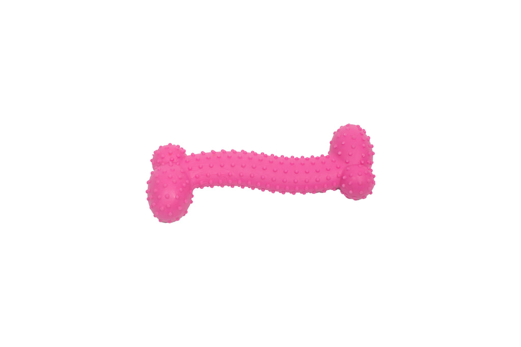 PL - Bone Dog Chew Toy - Small - Pink