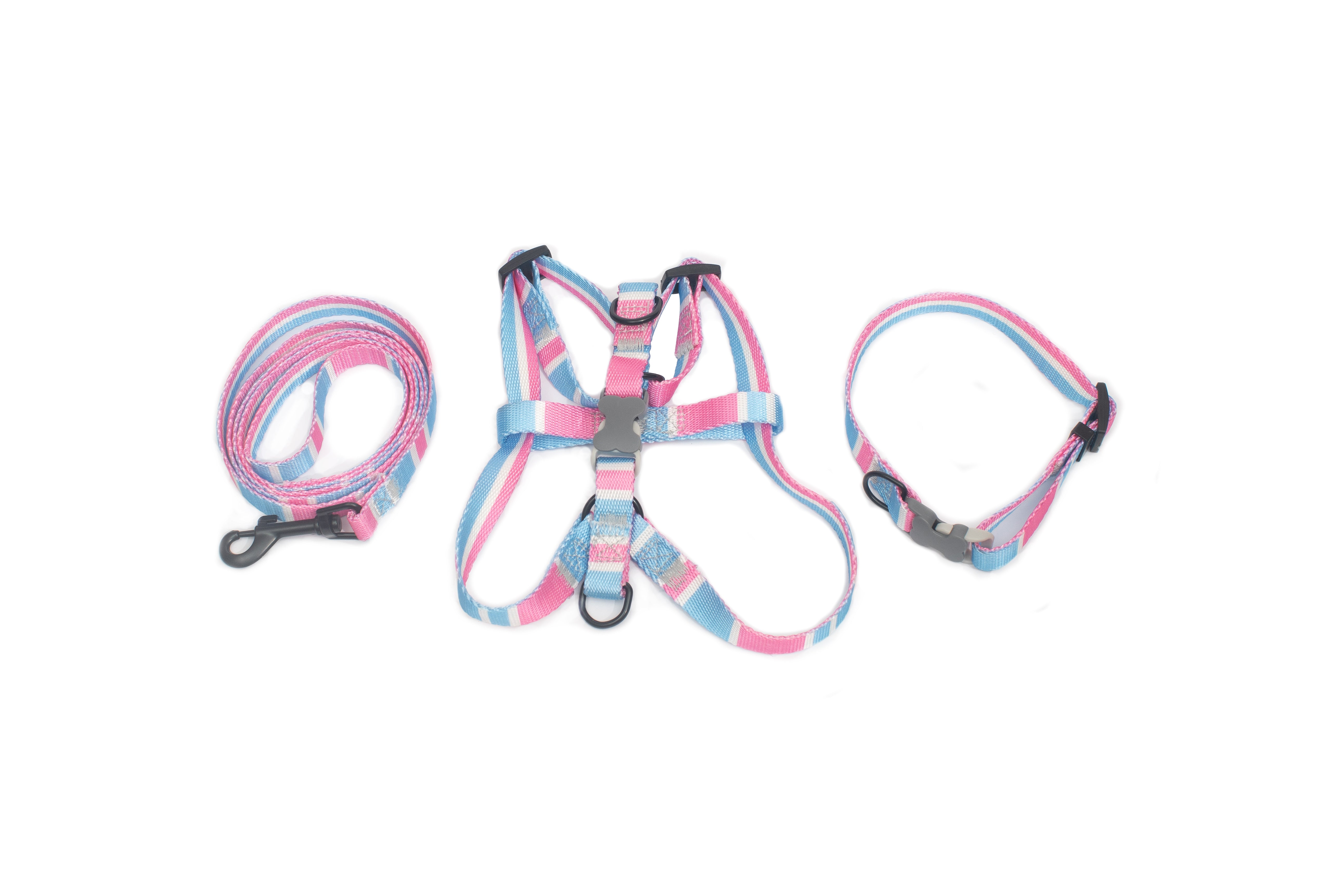 PL - Dog Harness, Collar And Leash Set Large