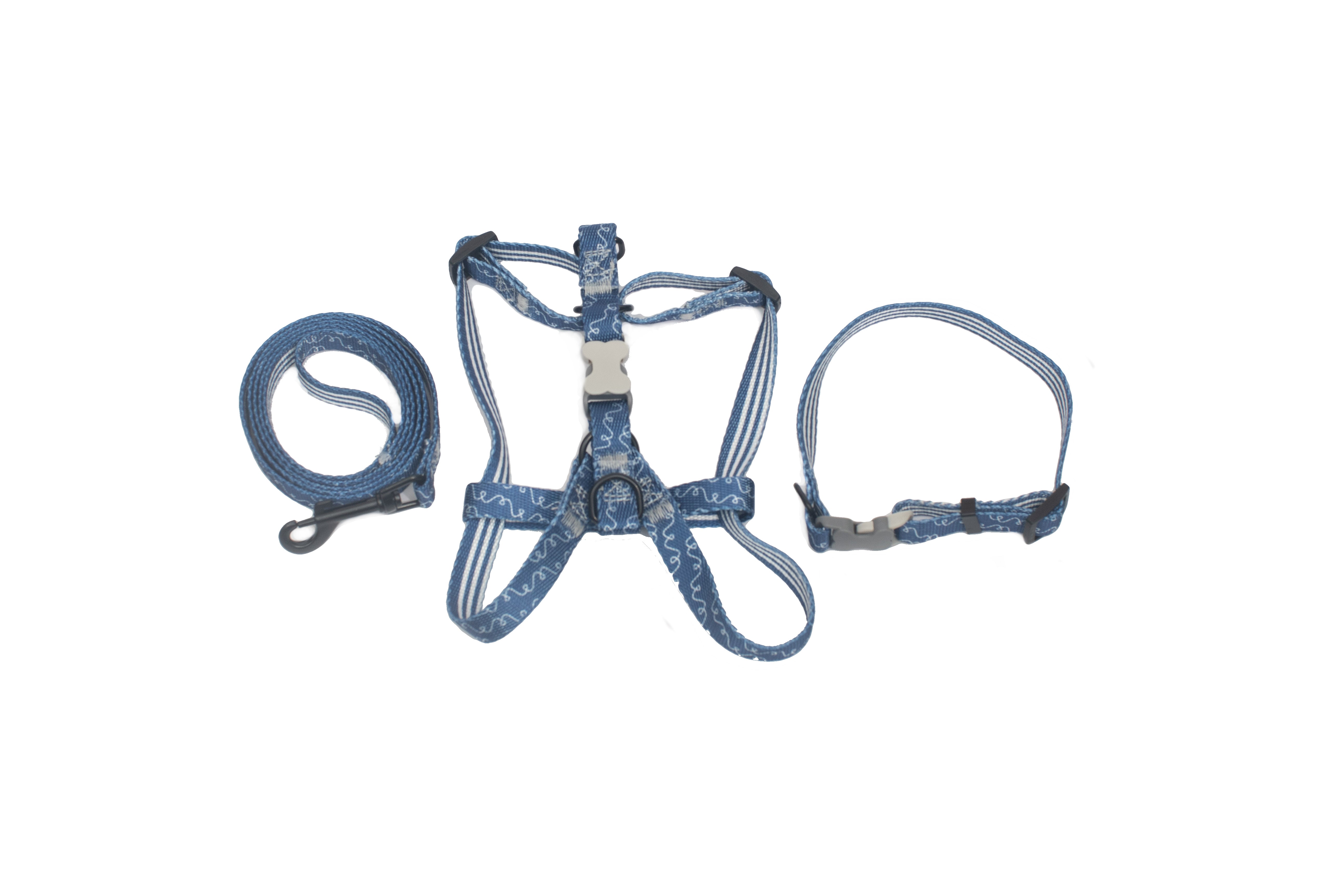 PL - Dog Harness, Collar And Leash Set Large