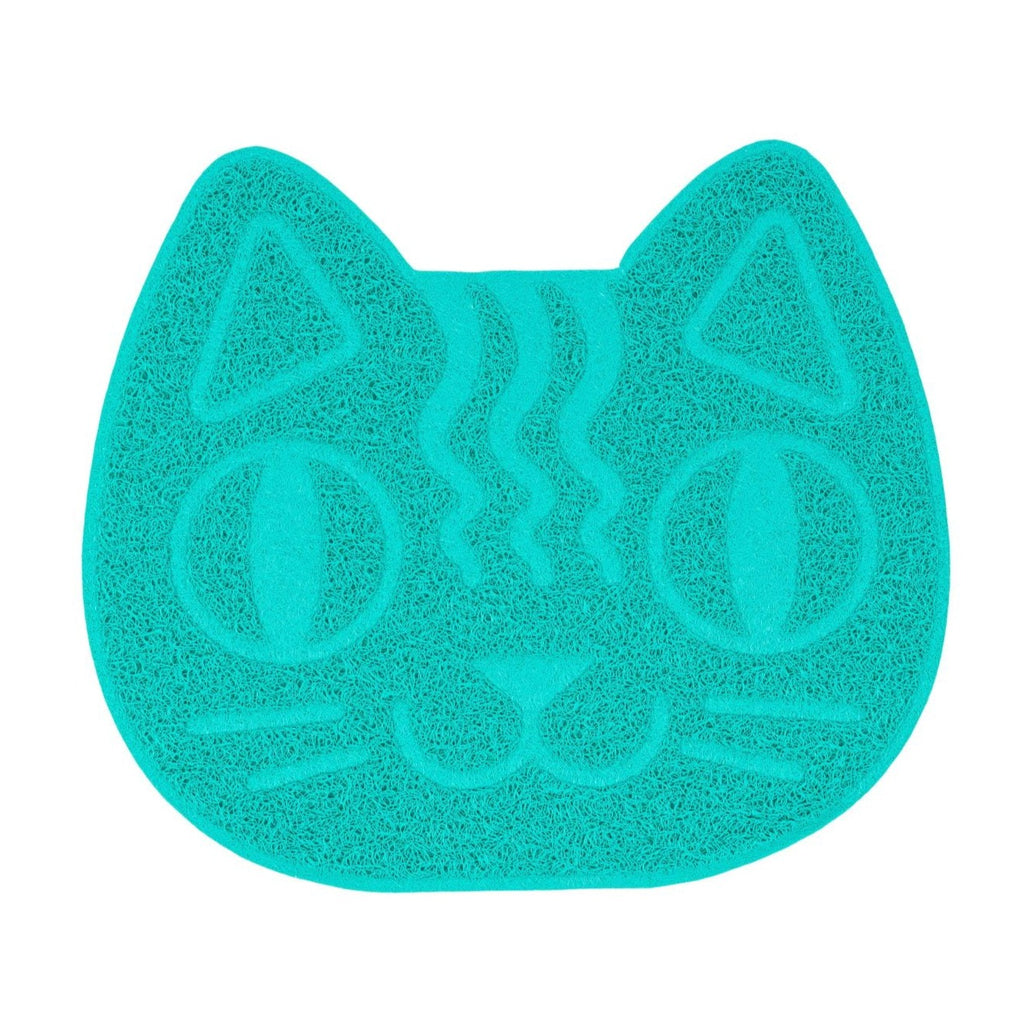 PL - Cat Head Shape Cat Litter Mat (43 X 36 CM)