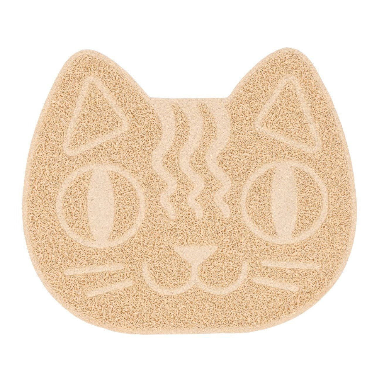 PL - Cat Head Shape Cat Litter Mat (43 X 36 CM)