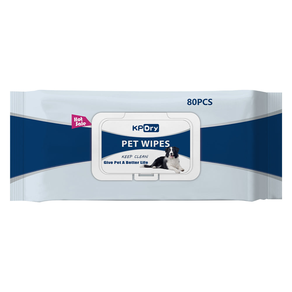 KPDry  - Pet Wipes Unscented 80 pcs