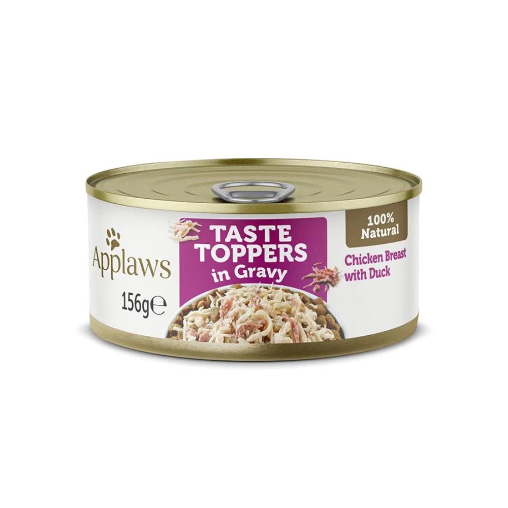 Applaws - Taste Topper In Gravy Chicken Duck Dog Tin 156G