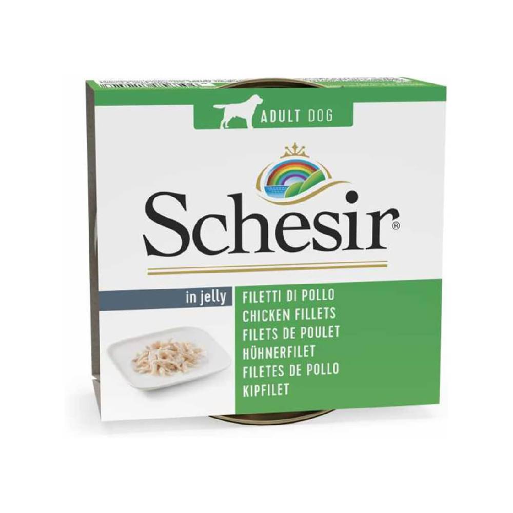 Schesir - Dog Can Jelly -Chicken Fillets 150Gm