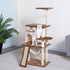 Go Pet Club - 53″ Kitten Cat Tree Condo with Scratching Board