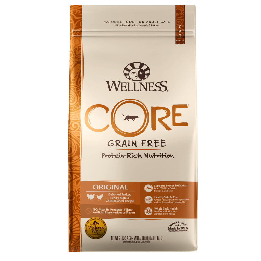 Wellness CORE Original Turkey with Chicken Recipe Cat Dry Food, 1.75 Kg