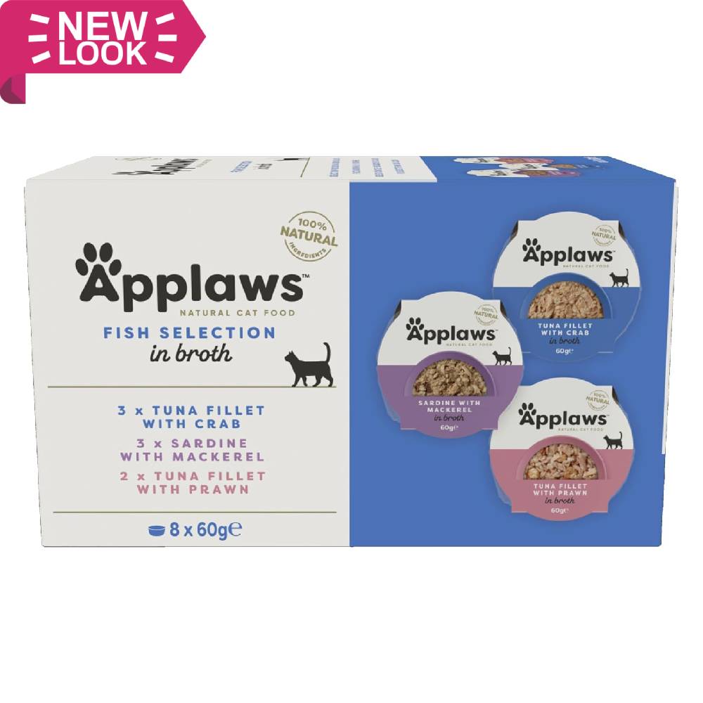 Applaws Cat Multipack Fish Selection 8 x 60g Pot