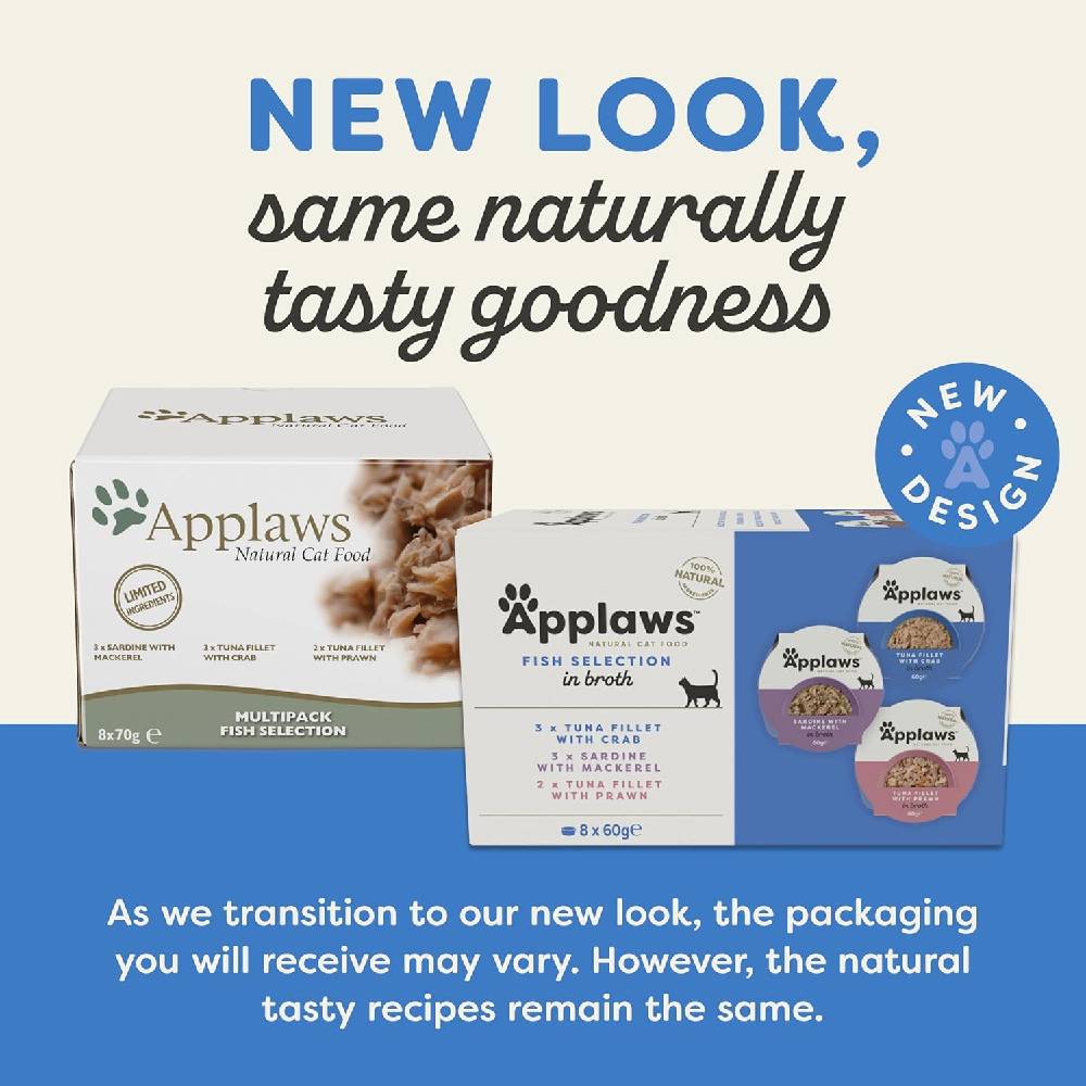 Applaws Cat Multipack Fish Selection 8 x 60g Pot
