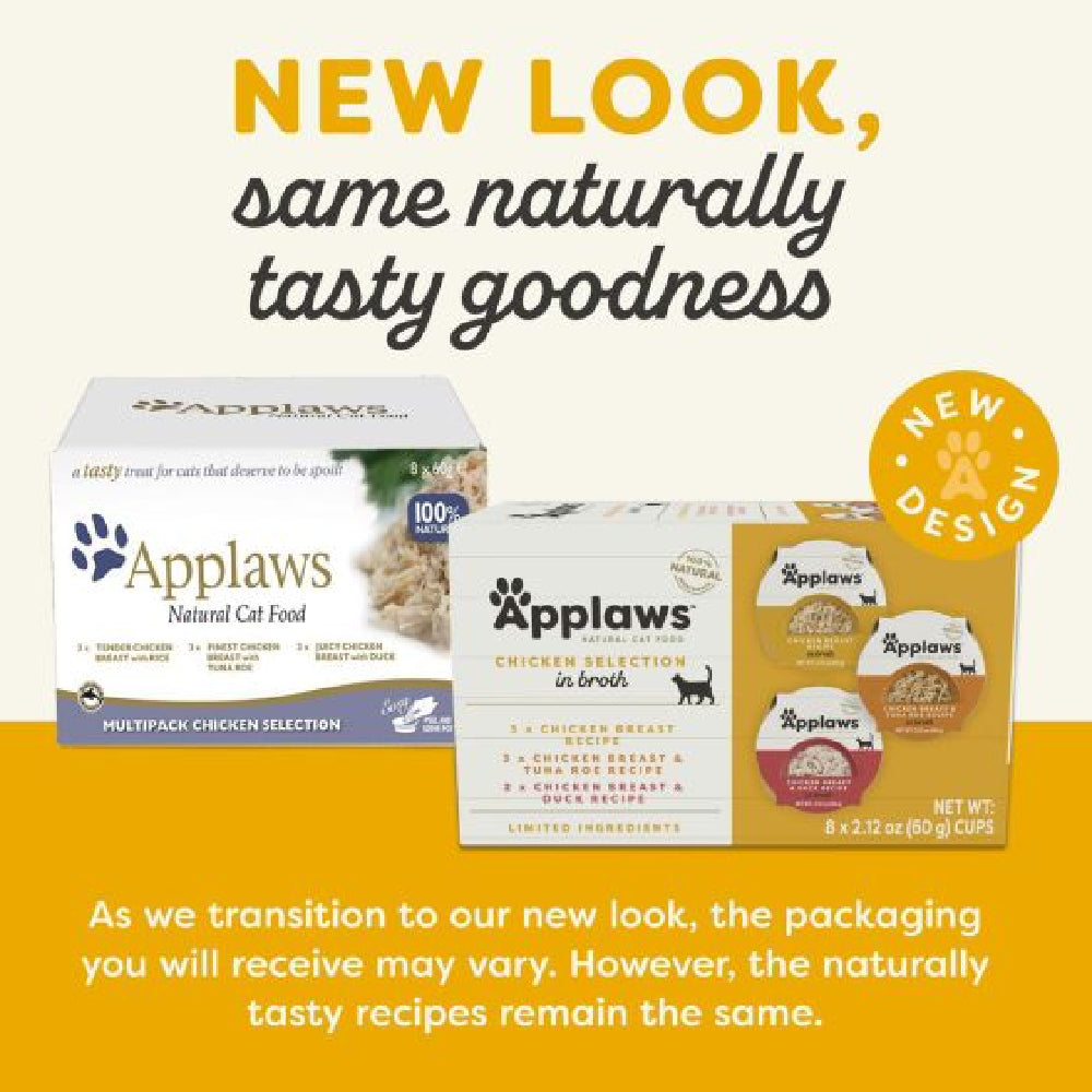 Applaws - Cat Multipack Chicken Select 8 X 60G Pot
