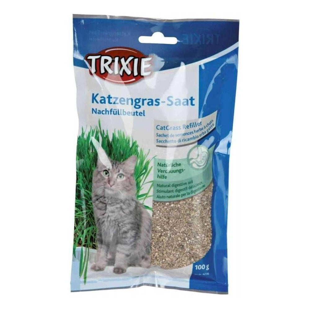 Trixie Cat Grass Refill Bag for Cats - 100G