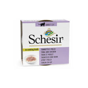 Schesir - Cat Can Broth - Wet Food Tuna with Chicken 70g