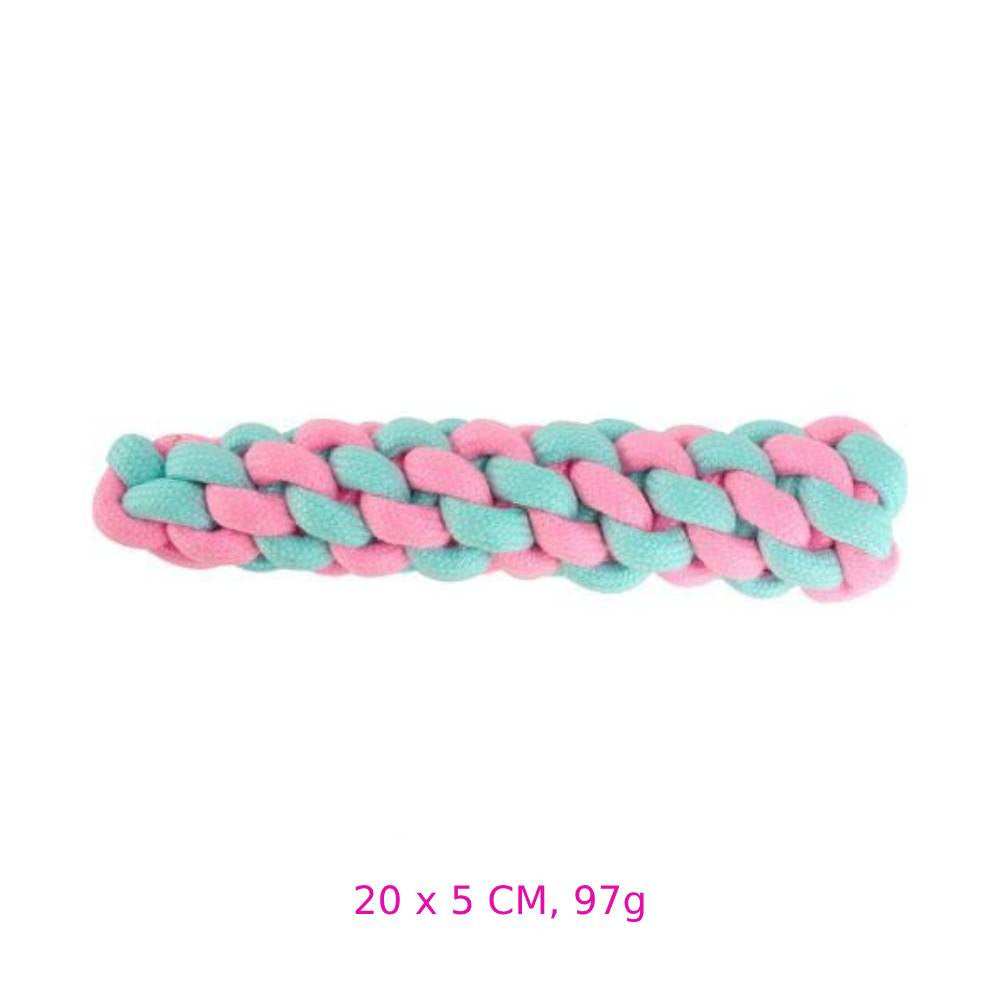 Pets Club - Cotton Corn Dog Toy Pink
