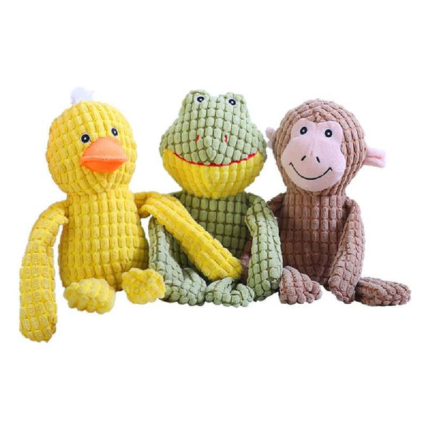 For Pet - Plush Squeaky Flannel Animal Toy