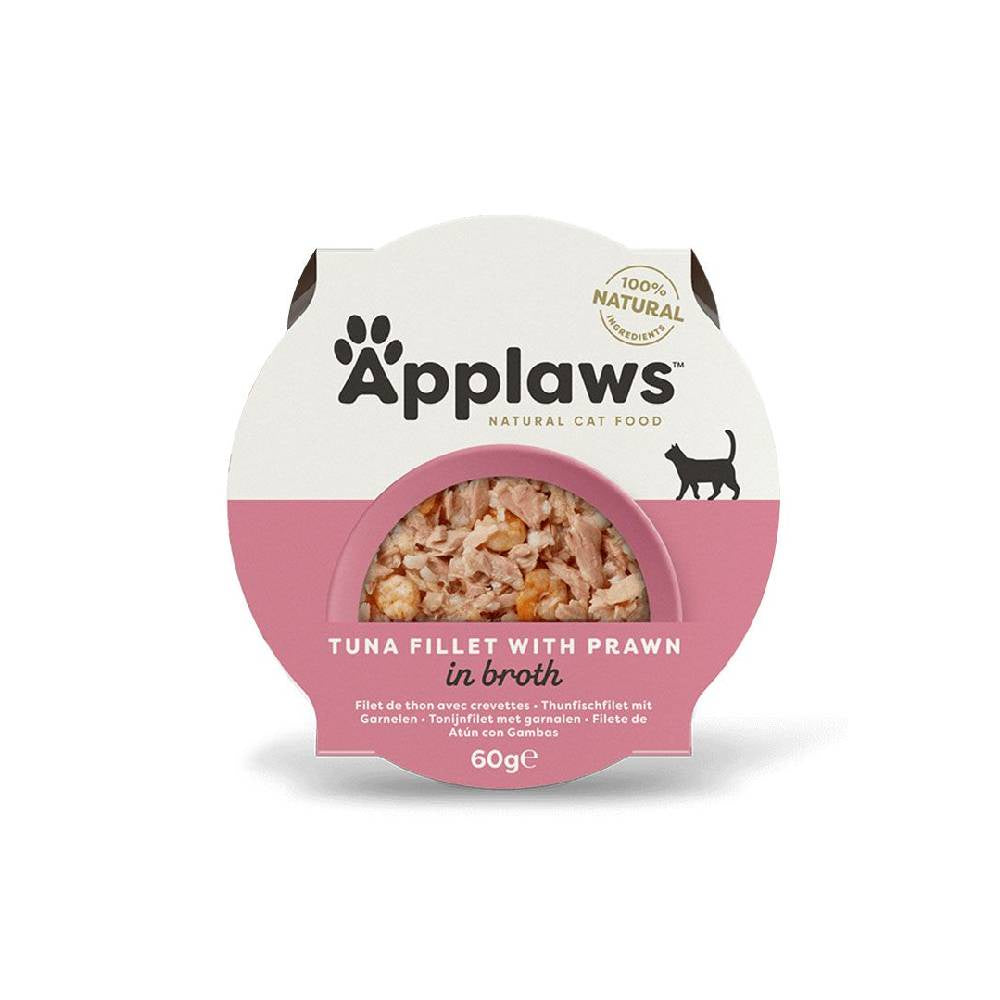 Applaws - Tuna with Prawn Adult Wet Cat Food 60g Pot