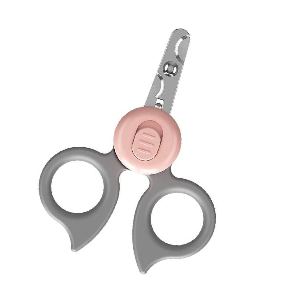Pakeway - Lamp Scissors With Cat Eye-9.5*7.0*1.6Cm-Pink
