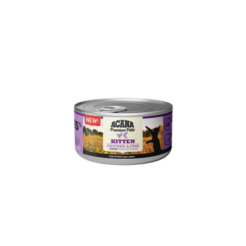 Acana - Premium Chicken With Fish Pate Kitten Wet Food 85G