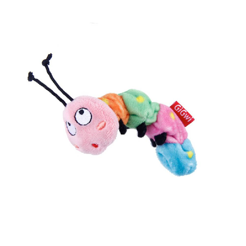 GiGwi Thirsty Catnip Caterpillar – 100% Organic Catnip Cat Toy