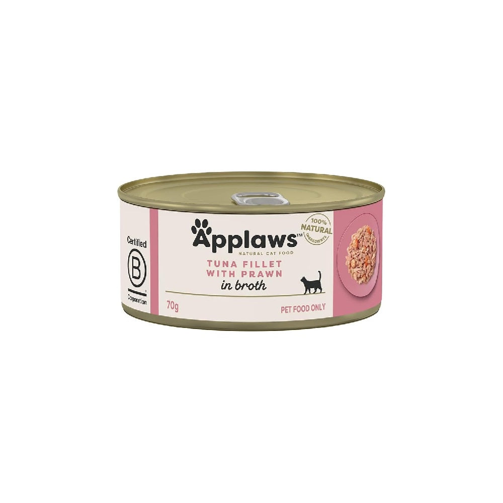 Applaws Tuna Fillet with Prawn in Broth Cat Food 70 g