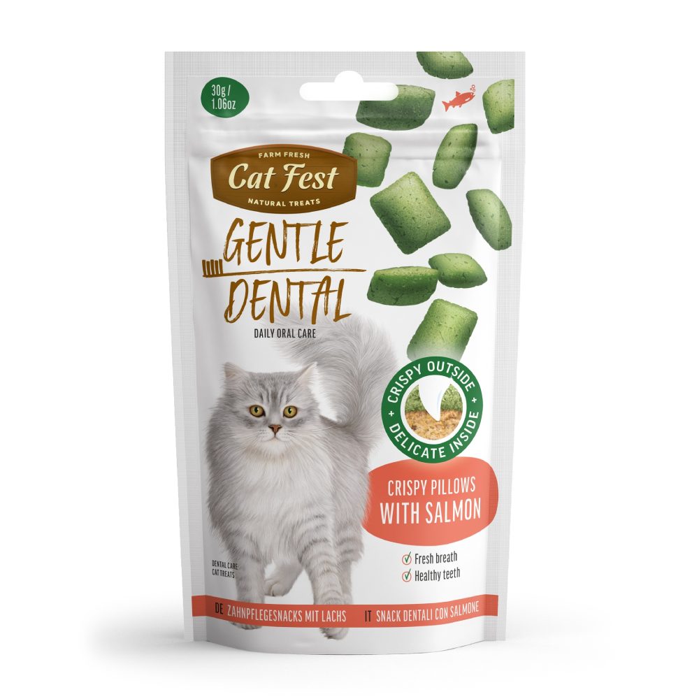 Cat Fest - Dental Treats For Cats Crispy Pillows -30g
