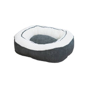 Catry - Pet Cushions With Soft Plush And Fabric - Black