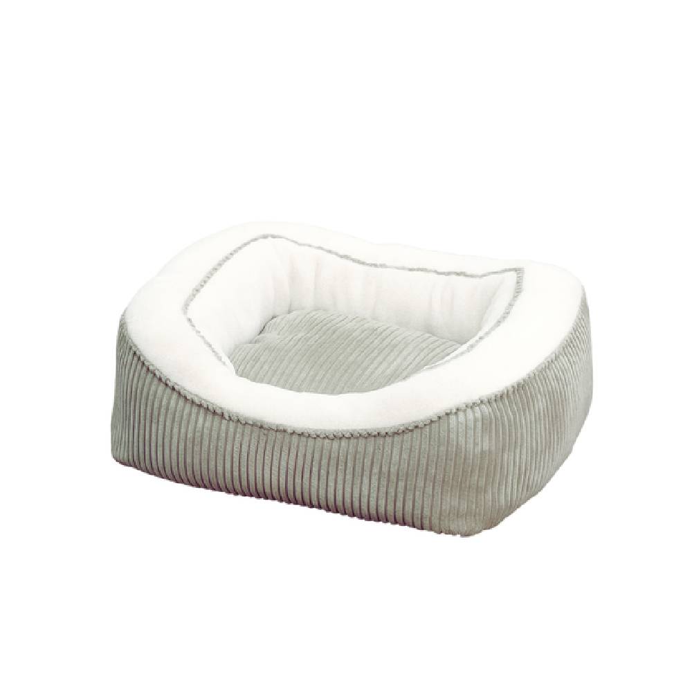 Catry - Pet Cushions With Soft Plush And Fabric - Gray