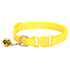 Stylish Polka Cat Collar - Yellow