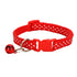 Stylish Polka Cat Collar - Red