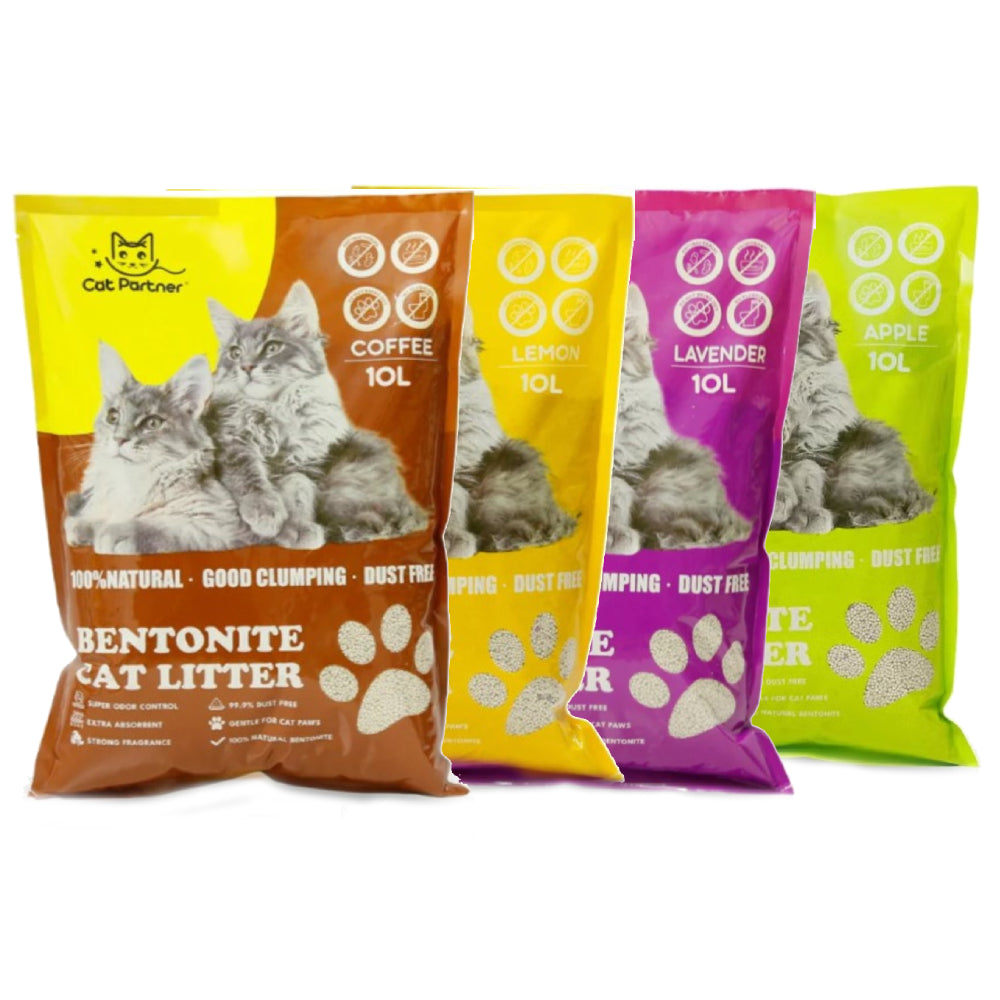 Cat Partner Bentonite Dust Free Clumping Litter 10L
