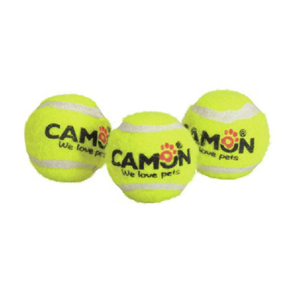 Camon Yellow Tennis Ball with Sound 50mm (3Pcs)