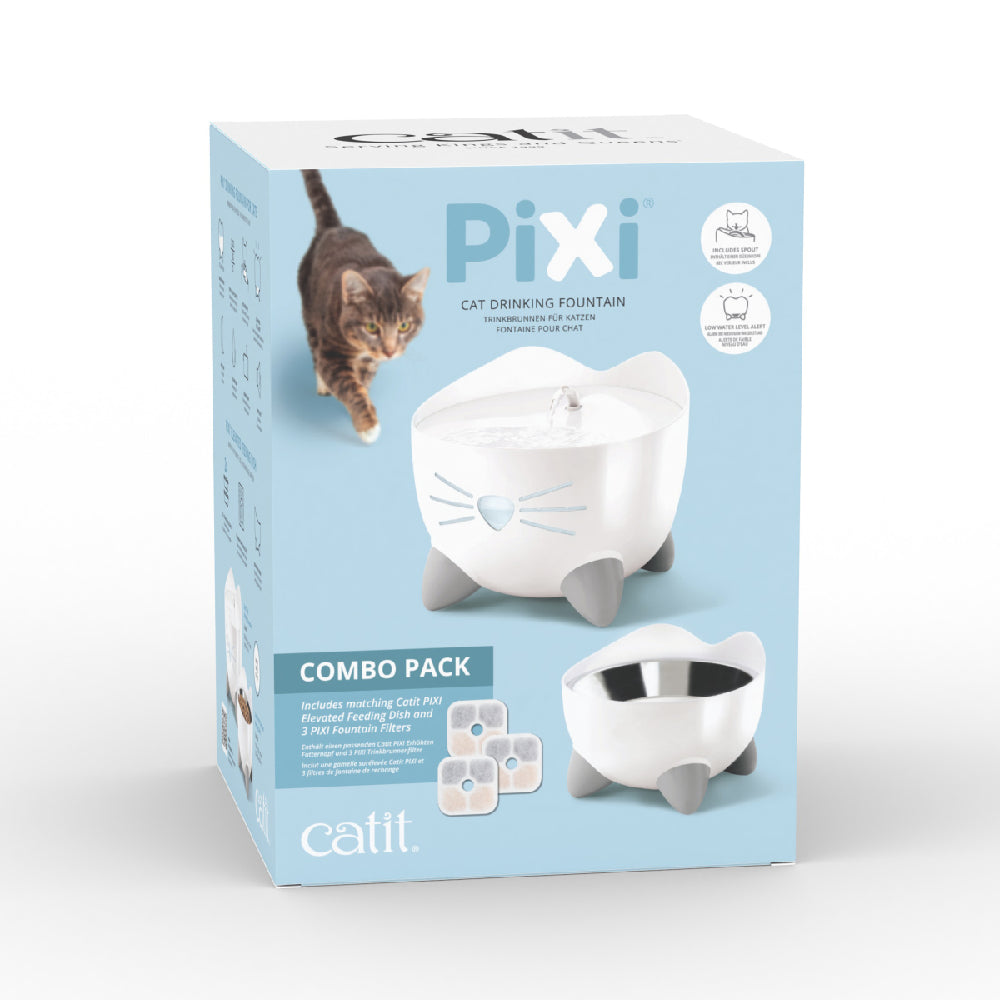 CatIt Pixi Drinking Fountain Combo pack
