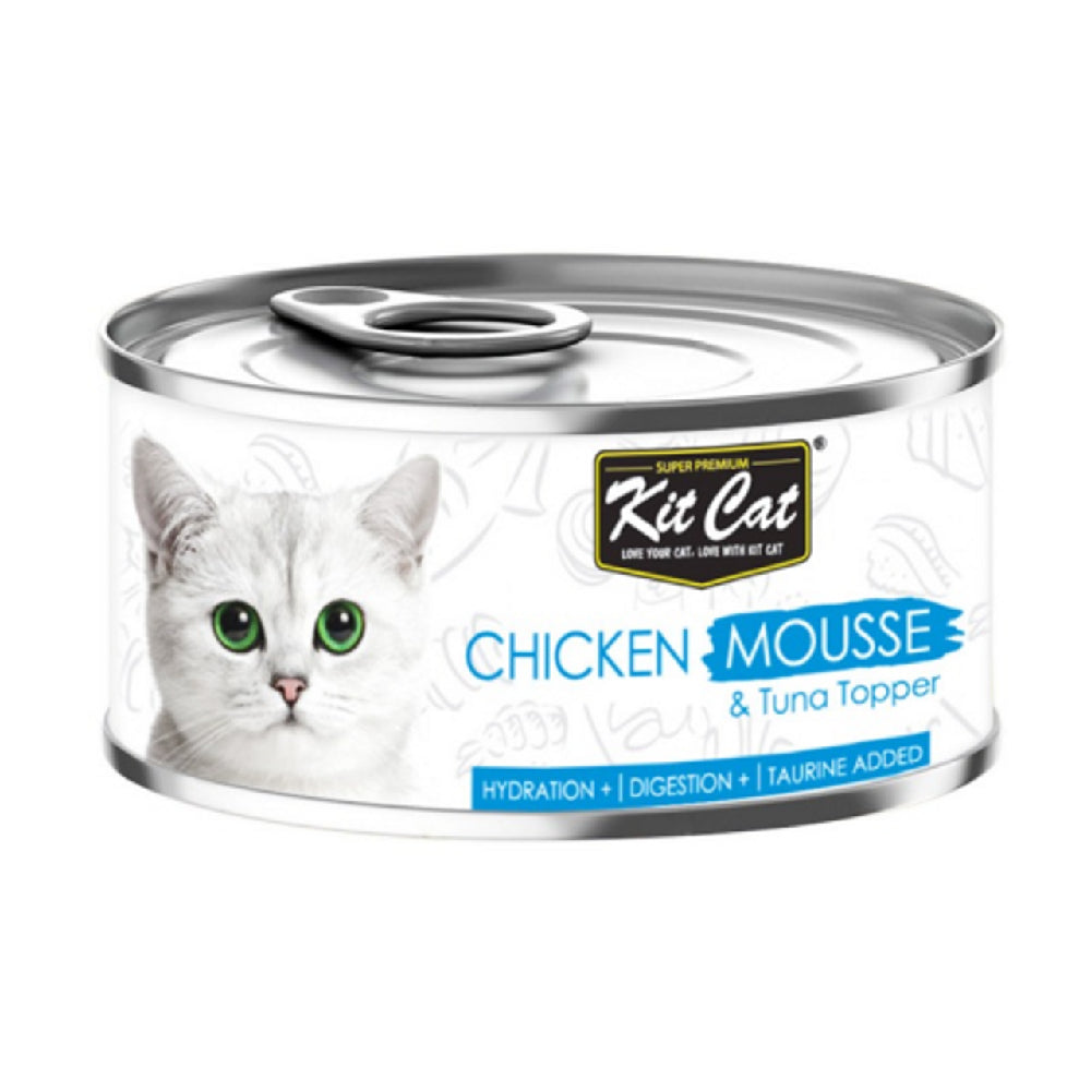 Kit Cat - Chicken Mousse With Tuna Topper 80G