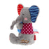 Gigwi - Elephant Plush Friendz with Squeaker & TPR Ring