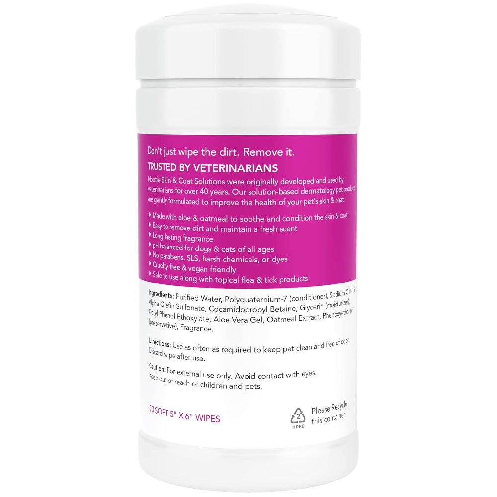Nootie - Waterless Shampoo Wipes – Japanese Cherry Blossom 70 count