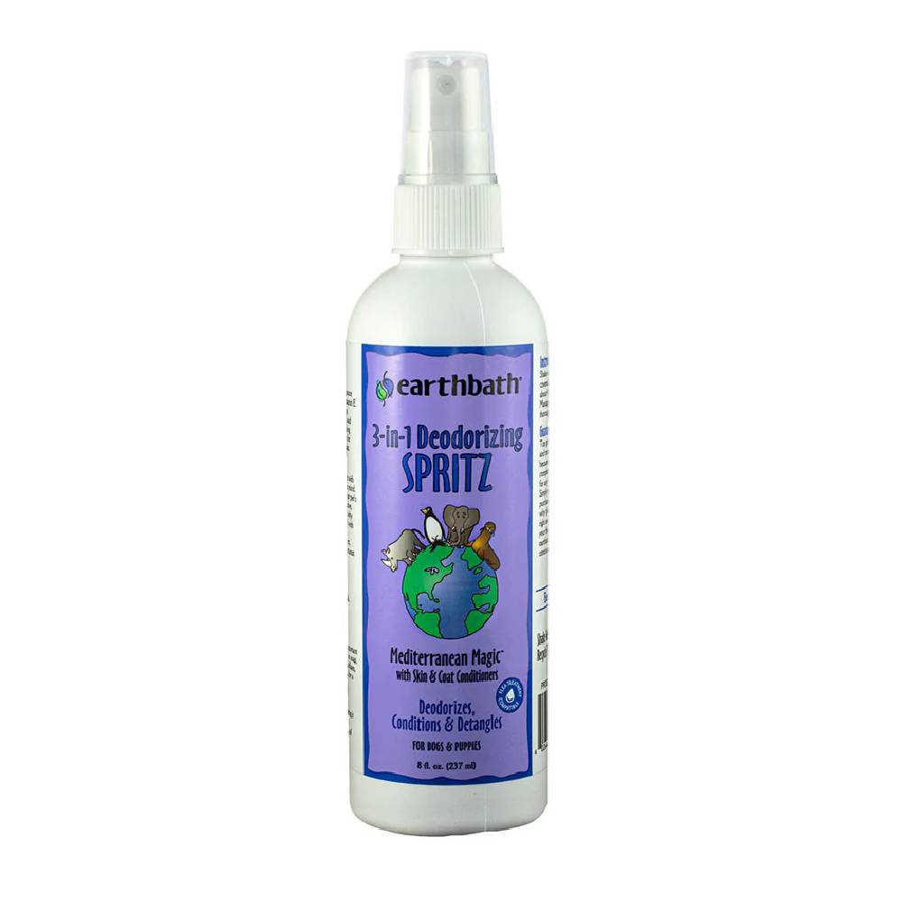 Earthbath - 3-IN-1 Deodorizing Spritz, Mediterranean magic, Rosemary with Skin & Coat Conditioners