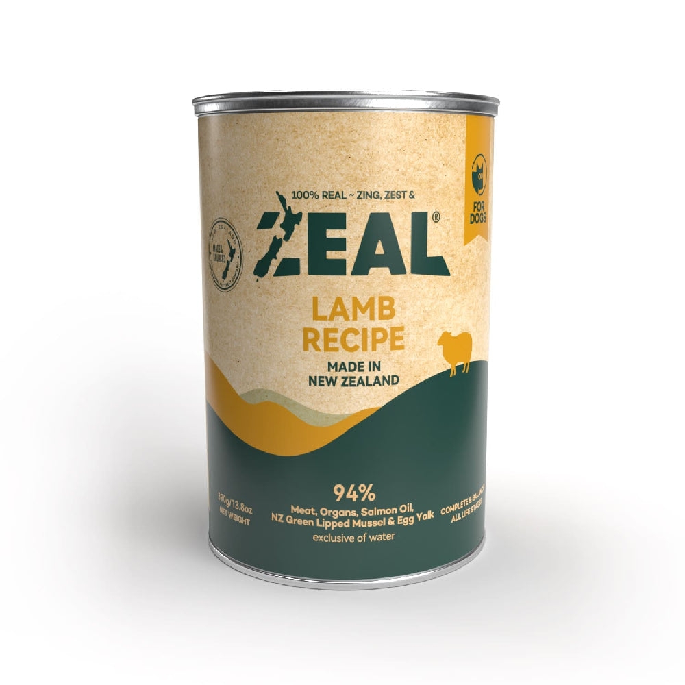Zeal Grain Free Canned Dog Food 390g