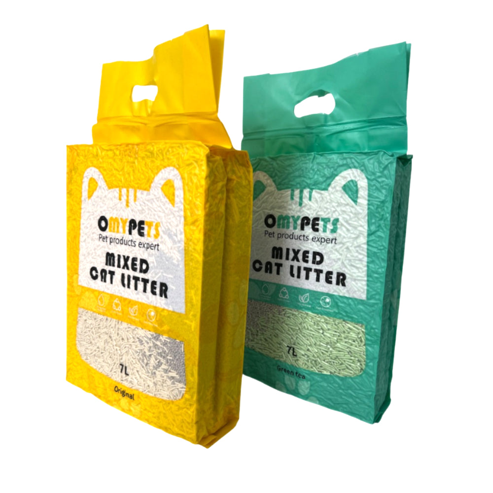 Omypets Soya Mixed Cat Litter Fragrance free 7 Liter