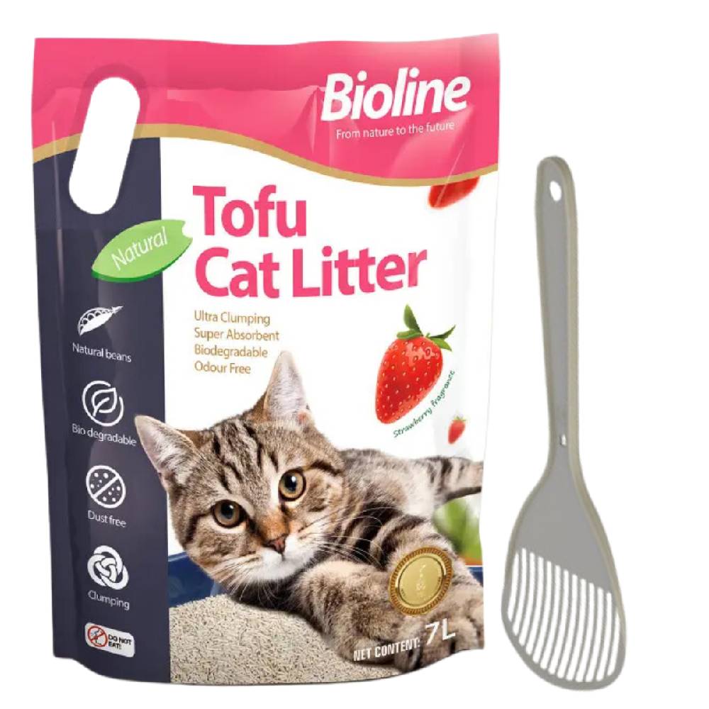 Bioline - Tofu Cat Litter 7L + Moderna Cat Litter Scoop