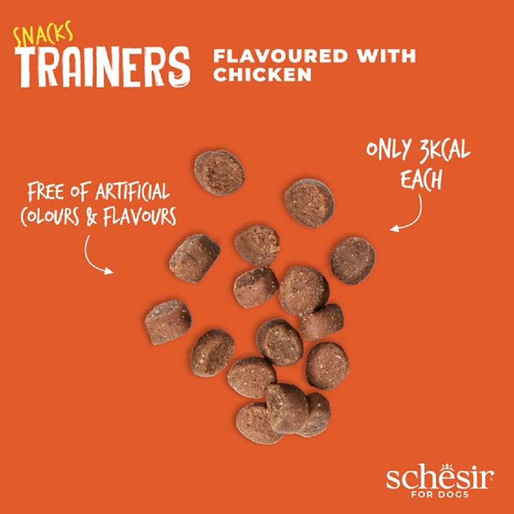 Schesir - Dog Snacks Trainers Soft & Chewy 283g - Chicken