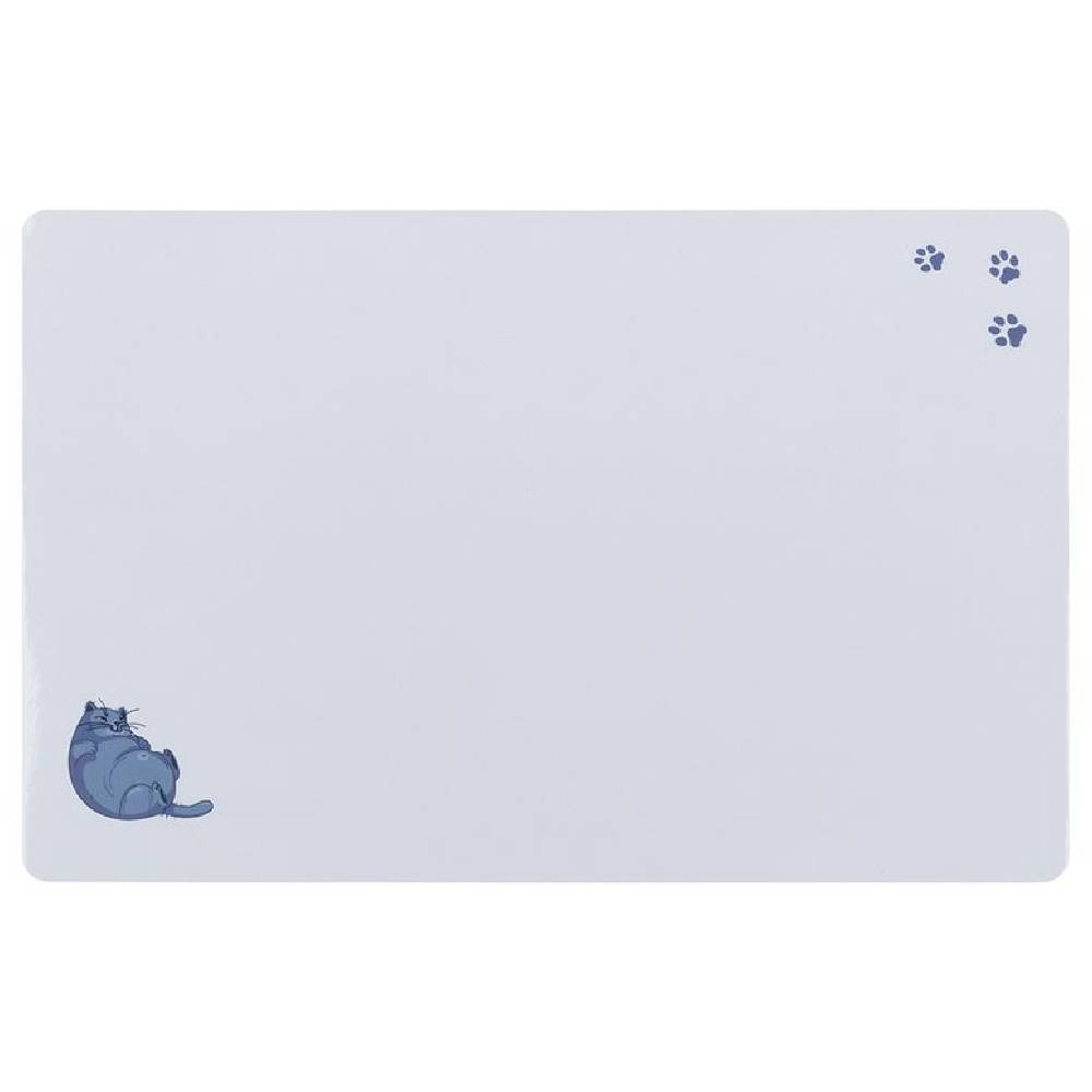 Trixie - Fat Cat or Paws Place Mat - Grey
