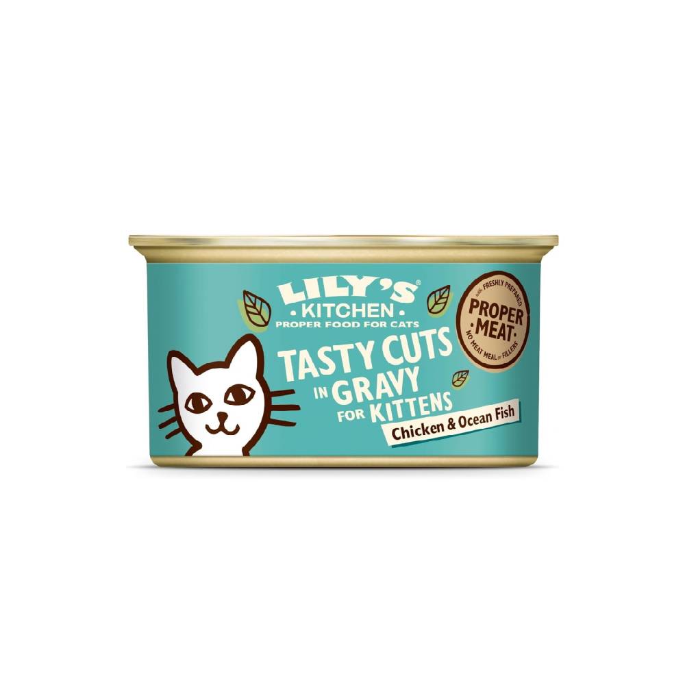 Lily's Kitchen - Tasty Cuts Chicken & Ocean Fish Kitten Wet Food 85G