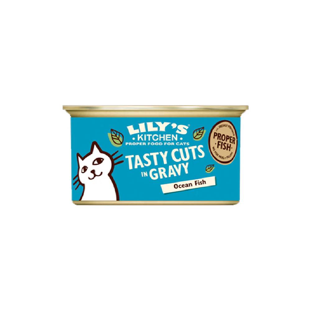 Lily's Kitchen - Tasty Cuts Ocean Fish Wet Cat Food 85G