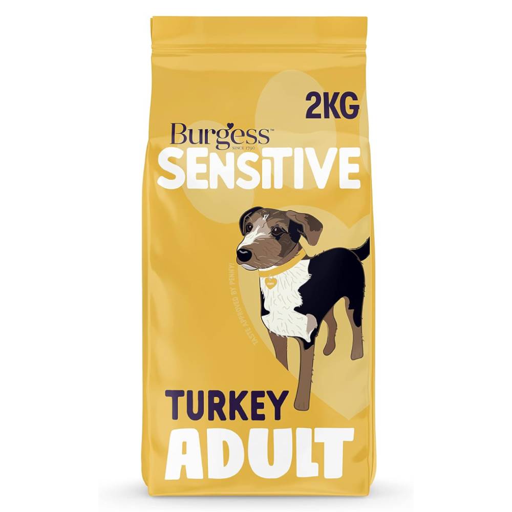 Burgess - Sensitive Adult Turkey Dry Dog Food-2 KG